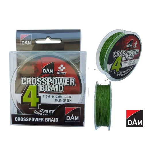 Fir DAM Crosspower 4 Braid 0.10mm 110m