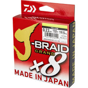 Fir Daiwa Textil J-Braid Grand X8, Yellow  006MM/5KG/135M