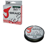 Fir Daiwa Textil J-Braid X8, Dark Green, 013MM/8KG/300M