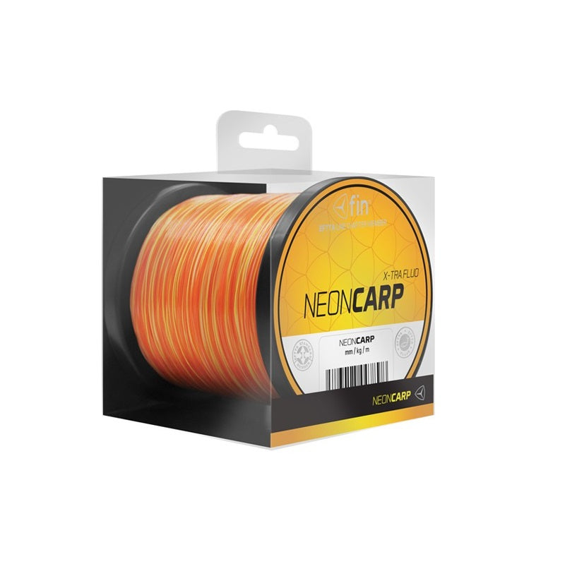 Fir Delphin FIN NEON CARP 600m Galben Portocaliu 0.28mm 13.1lbs