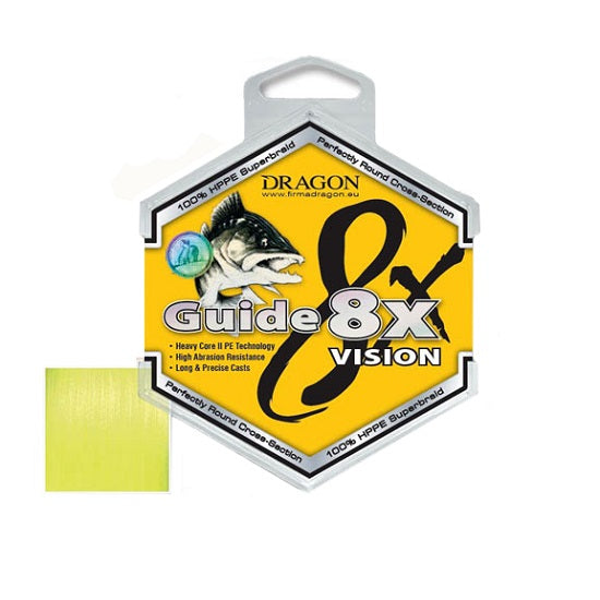Fir Dragon GUIDE 8X VISION Braid 12.90 kg/0.15mm/Yellow Fluo