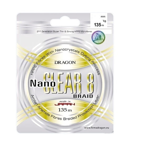 Fir Dragon NanoClear 8 Toray 135m 0.16mm / 16.90kg / transparent