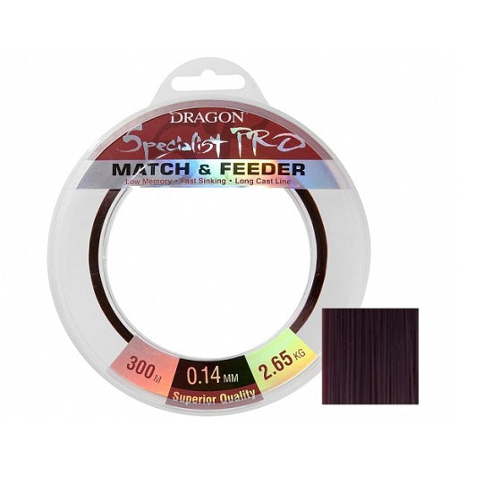 Fir Dragon Specialist PRO Match And Feeder Line 300m 0.14mm - 2.65kg
