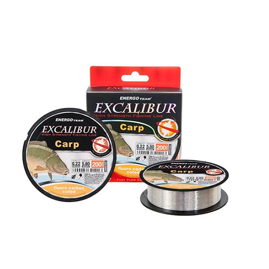 Fir Energo Team Excalibur Carp Fluoro Carbon Coated 200m