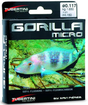 Fir Fluorocarbo TUBERTINI Gorilla Micro, 4kg, 0.165mm, 1000m
