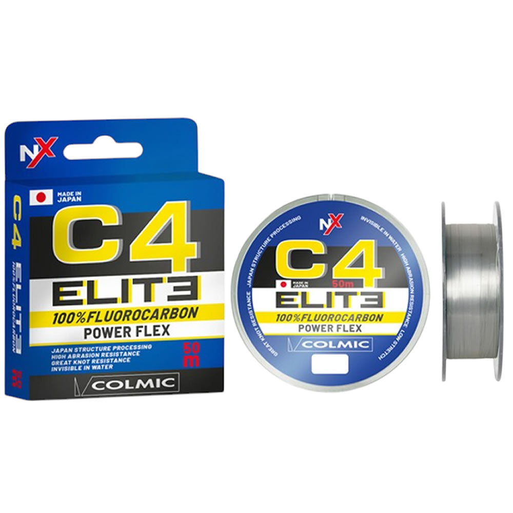 Fir Fluorocarbon COLMIC C4 Elite Transparent 50m