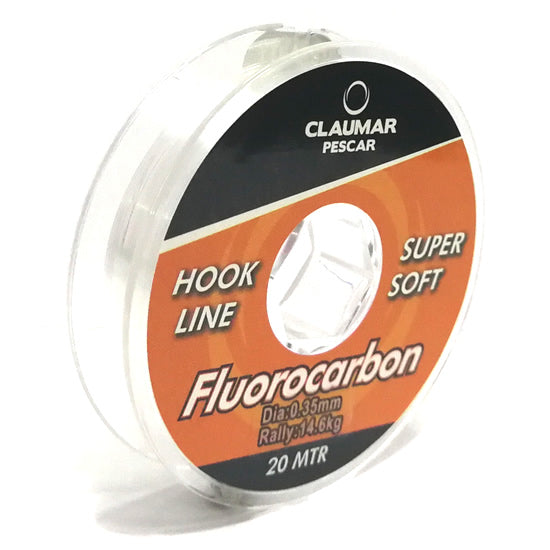 Fir Fluorocarbon Claumar Pescar Super Soft 20M 19.2KG 0.40MM