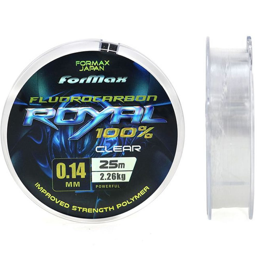 Fir Fluorocarbon FORMAX Royal Transparent 25m