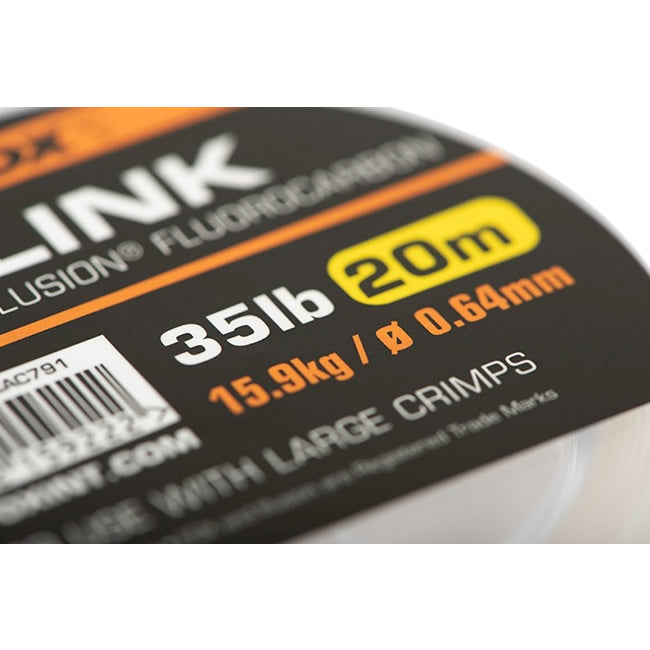 Fir Fluorocarbon Fox Edges Link Crimpable Illusion 20m 0.53/25lbs