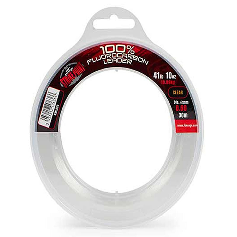 Fir Fluorocarbon Fox Rage Strike Point Leader 0.6mm, 41.64lb, 30m