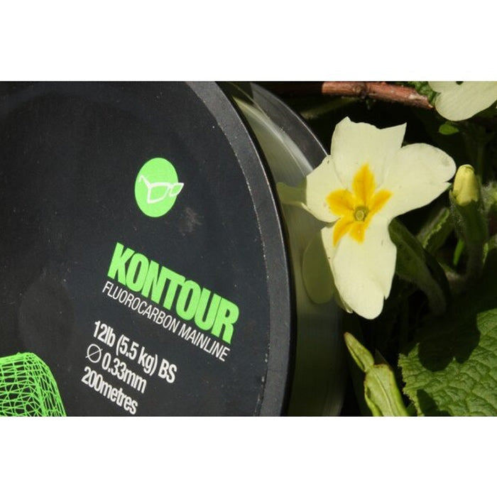 Fir Fluorocarbon KORDA Kontour, Clear, 0.33mm, 12lbc, 200m