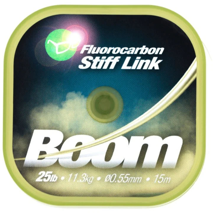 Fir Fluorocarbon Korda Boom Stiff Link Low Vis Green 15m