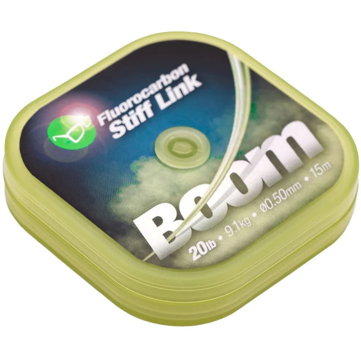Fir Fluorocarbon Korda Boom Stiff Link Low Vis Green 15m
