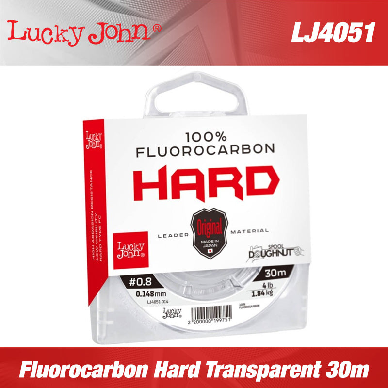 Fir Fluorocarbon Lucky John Hard Transparent 30m