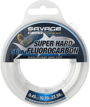 Fir Fluorocarbon SAVAGE GEAR Super Hard, Clear, 25.70kg, 0.77mm, 50m