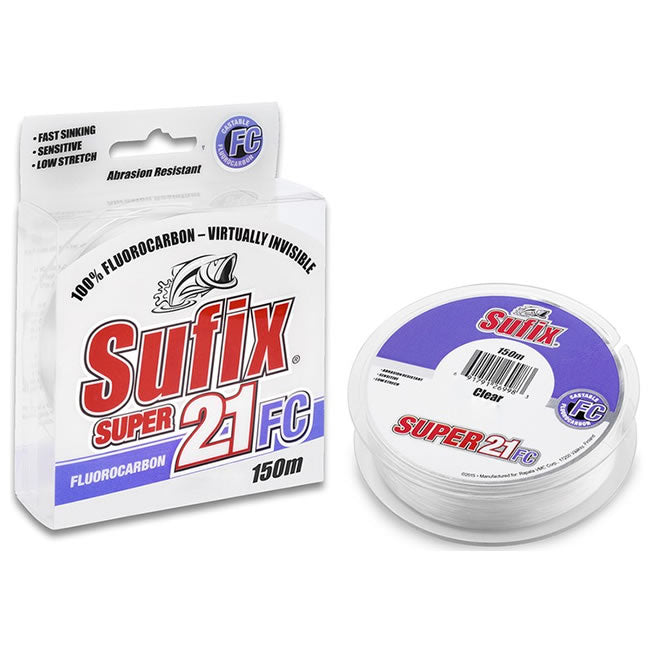 Fir Fluorocarbon Sufix Super 21 150m, 0.16mm, 2.60kg 