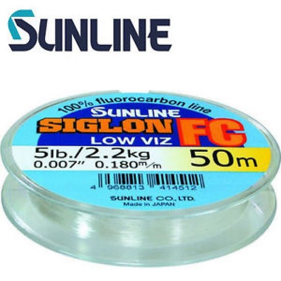 Fir Fluorocarbon Sunline Siglon FC Low Viz 50m