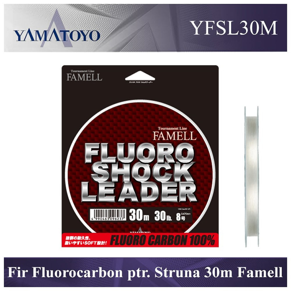 Fir Fluorocarbon YAMATOYO ptr. Strune Famell Clear 30m