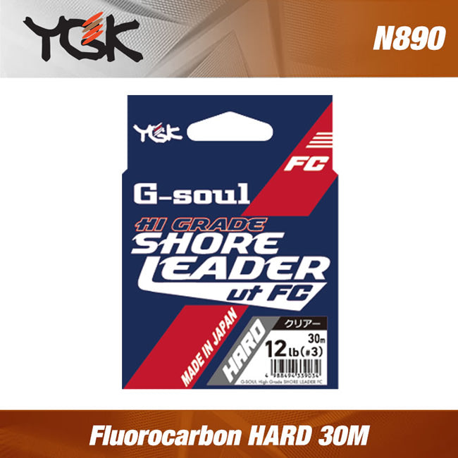 Fir Fluorocarbon YGK G-SOUL HG SHORE LEADER FC HARD 30M