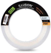 Fir Fox Illusion Fluorocarbon Leader, Clear, 40lb-18.2kg, 0.60mm, 50m