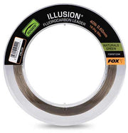 Fir Fox Illusion Fluorocarbon Leader, Natural Green, 40lb-18.2kg, 0.60mm, 50m