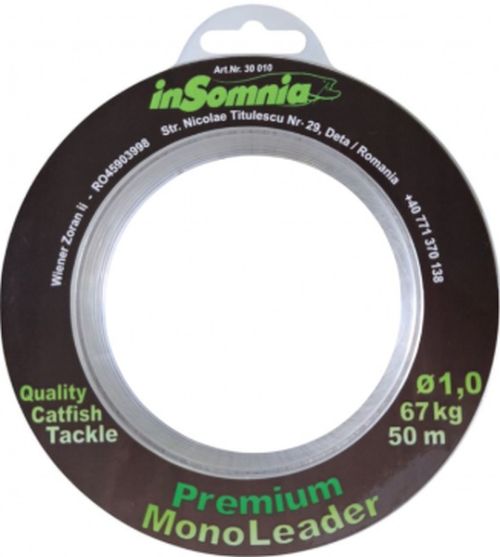 Fir INSOMNIA Monofilament Inaintas Leader Premium Clear 50m