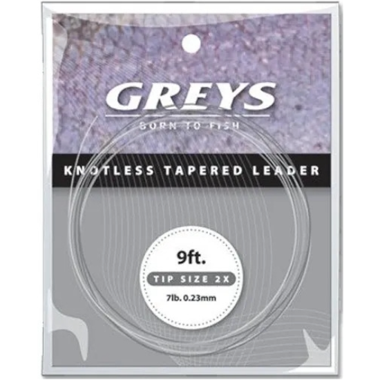 Fir Inaintas Conic Copolymer GREYS Greylon Knotless Tapered Leaders 2.7m