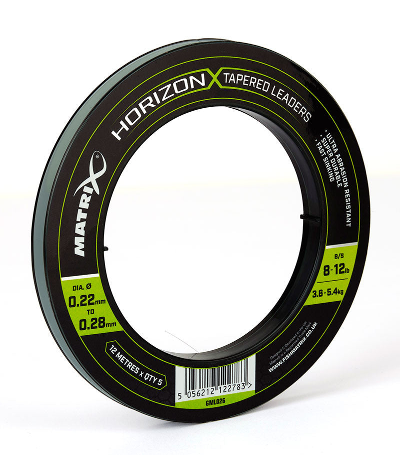 Fir Inaintas Conic Matrix Horizon X Tapered Shock Leader 0.22-0.28mm 5x12m