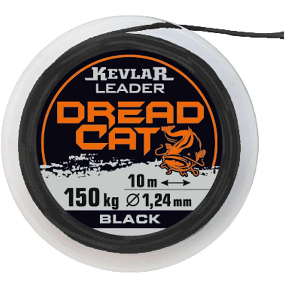 Fir Inaintas Konger Kevlar Dread Cat Leader Negru 10m