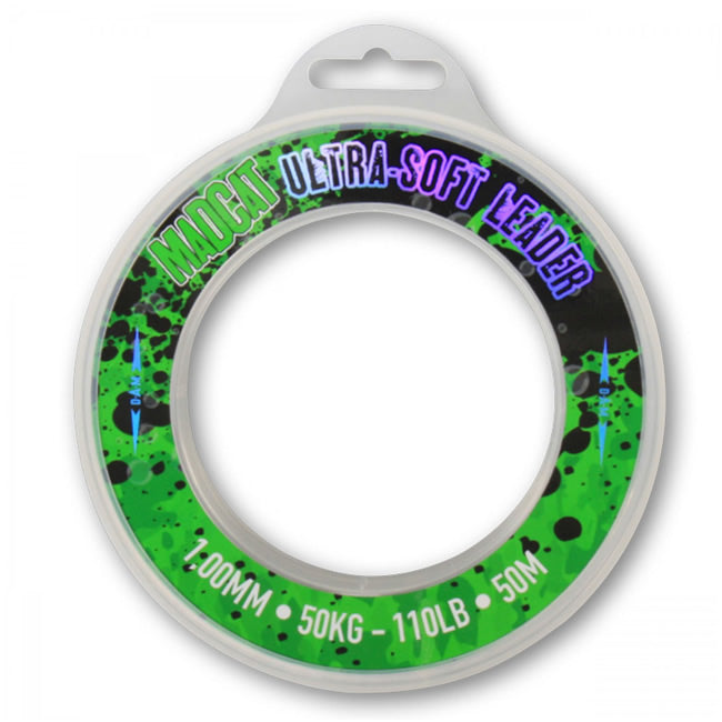 Fir Inaintas Monofilament Madcat Ultra-Soft Mono Leader 50m Transparent