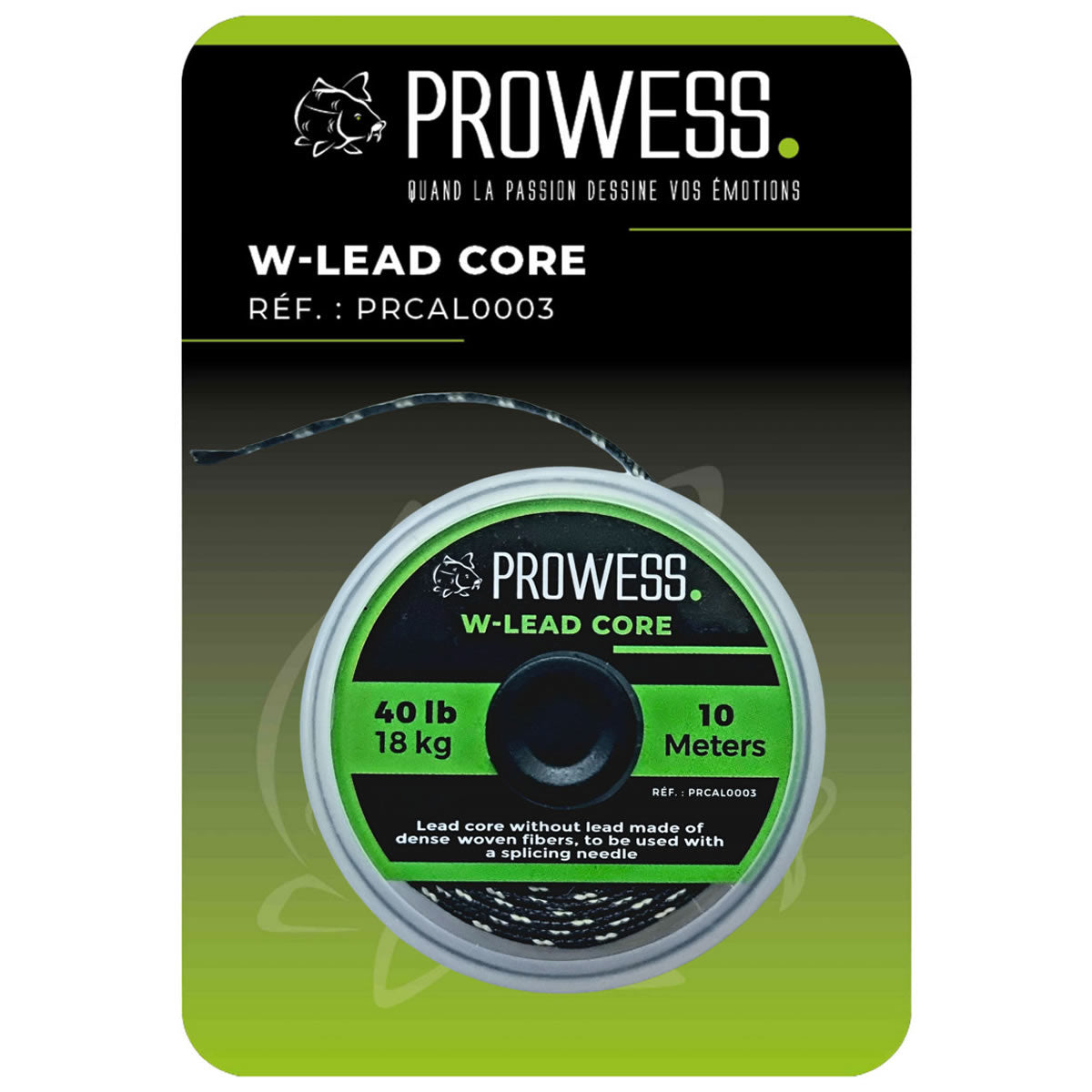 Fir Inaintas Textil Leadfree Prowess W-Lead Core 10m, 18kg 