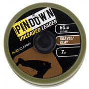 Fir Leadcore fara Plumb Avid Carp Pin Down Unleaded Leader 65lbs 7m