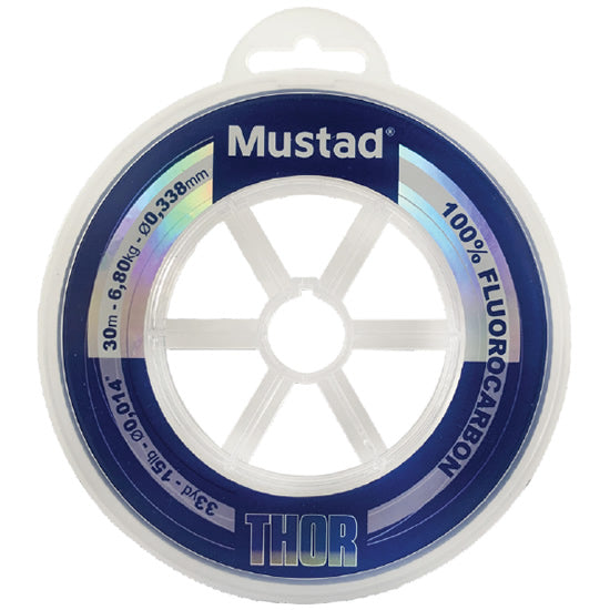 Fir MUSTAD Thor Fluorocarbon Leader Clear 30m