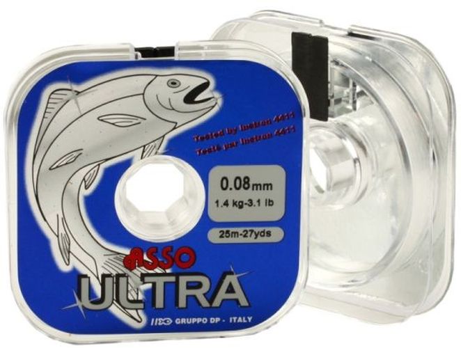 Fir Monofilament Asso Ultra Line, 6.00kg, 0.18mm, 25m