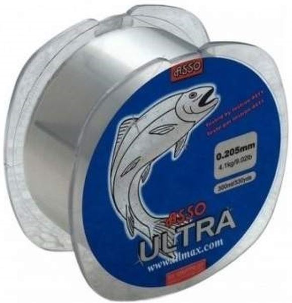 Fir Monofilament Asso Ultra Line, 8.20kg, 0.20mm, 300m