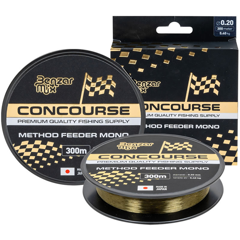 Fir Monofilament BENZAR MIX Concourse Method Feeder, 0.25mm, 7.kg, 300m