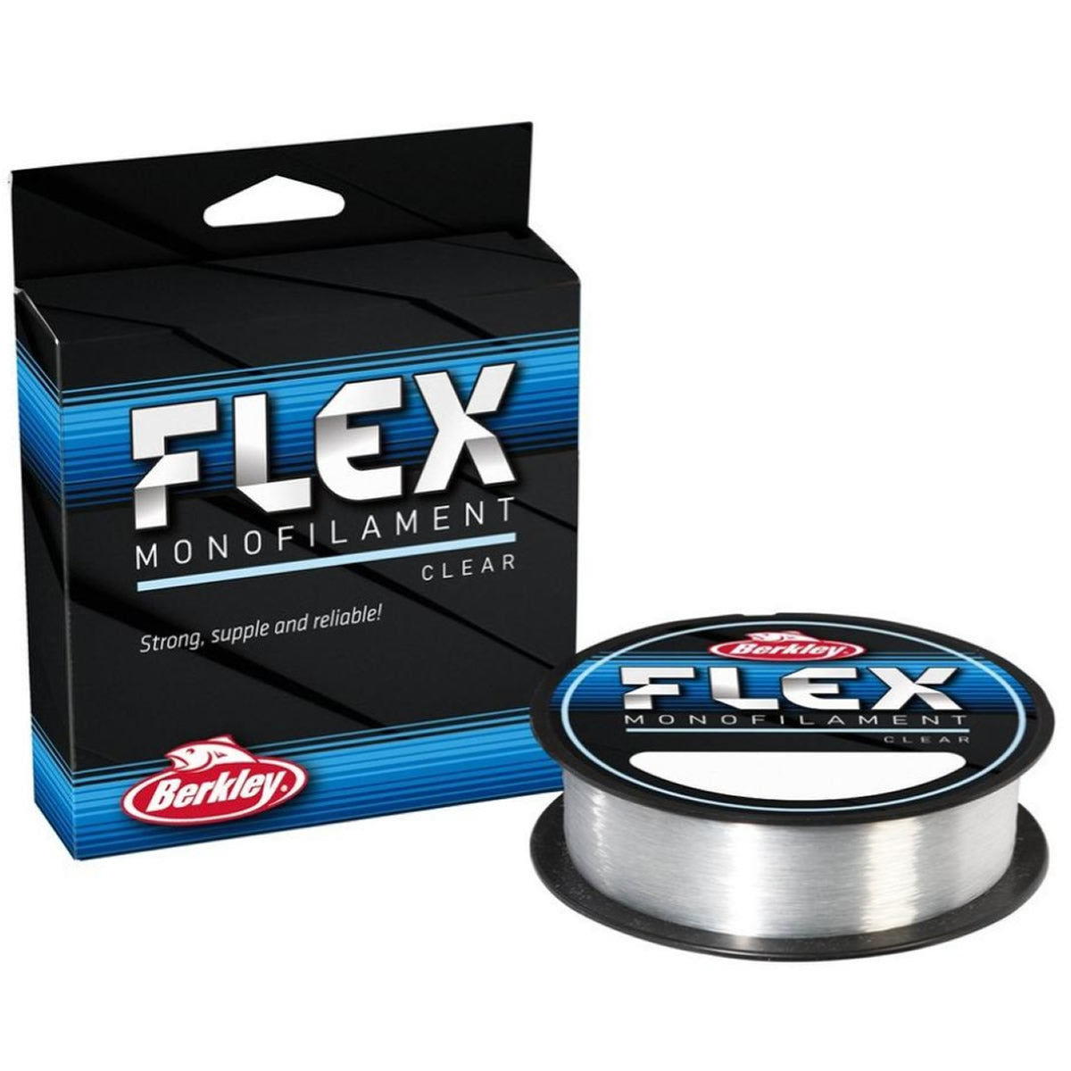 Fir Monofilament BERKLEY Flex Mono, Transparent, 0.10mm, 0.9kg, 300m