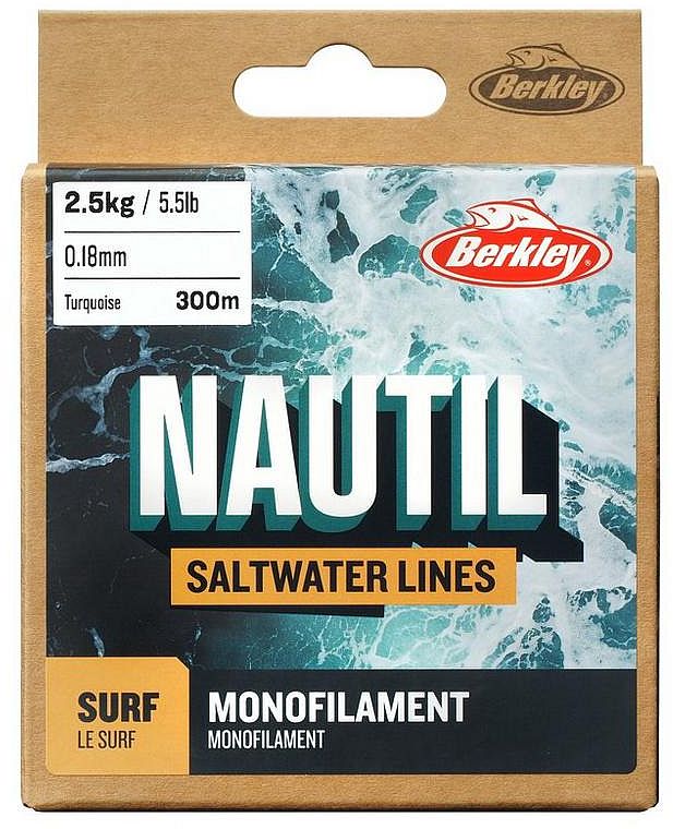 Fir Monofilament BERKLEY Nautil, Turquoise, 300m, 5.70kg, 0.28mm