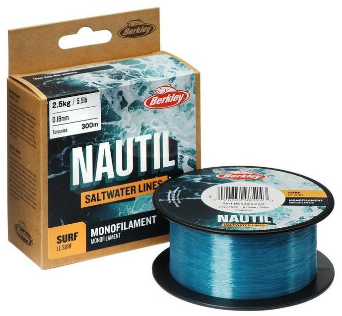 Fir Monofilament BERKLEY Nautil, Turquoise, 5.7kg, 0.28mm, 600m 
