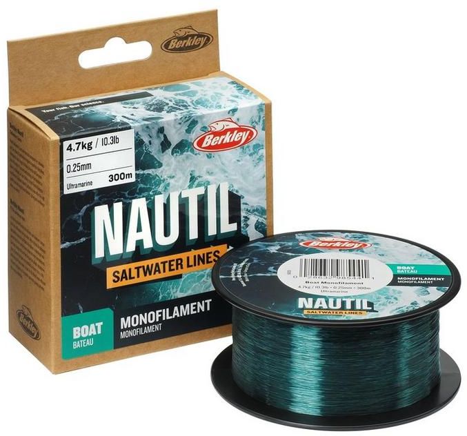 Fir Monofilament BERKLEY Nautil, Ultra Marine, 5.7kg, 0.28mm, 600m 