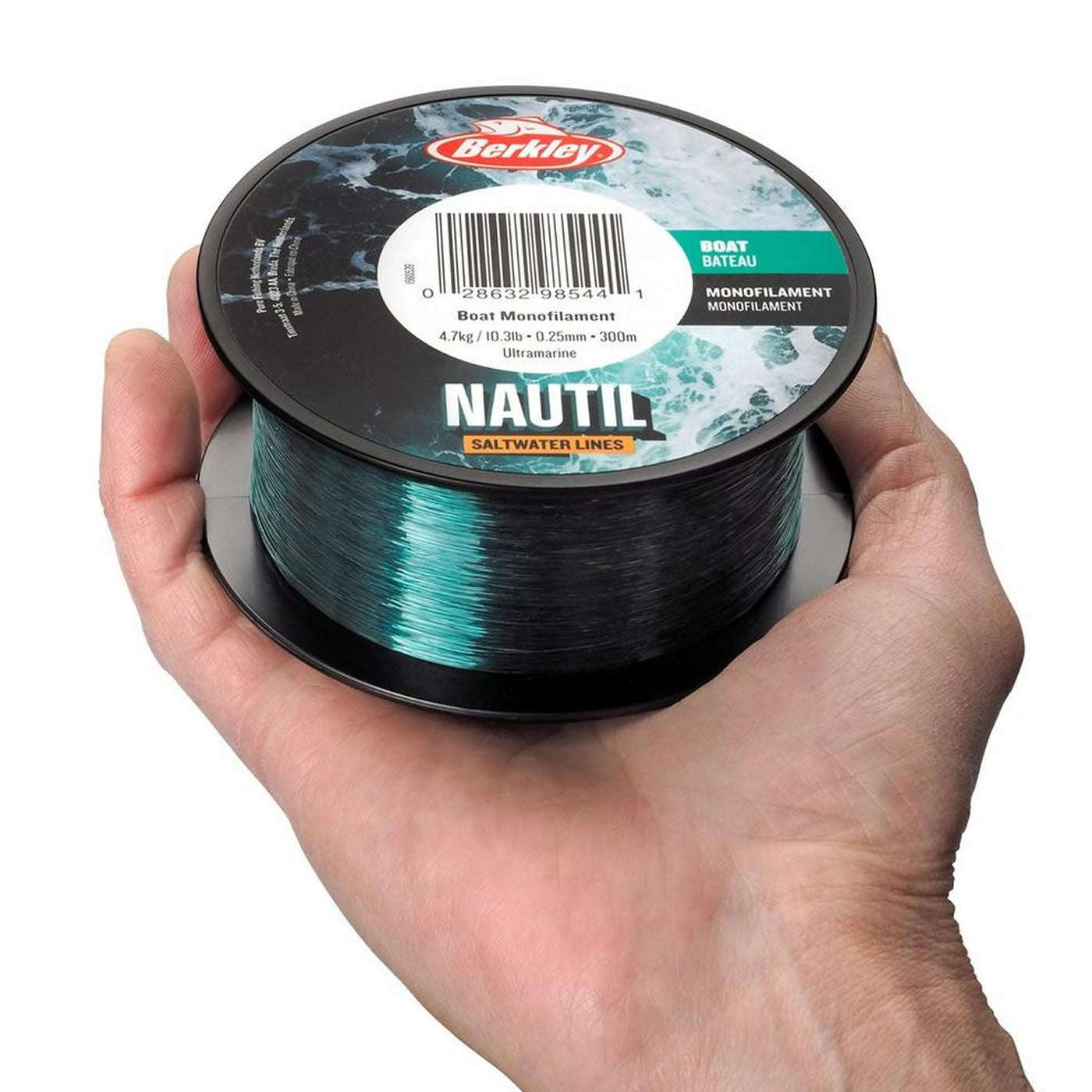 Fir Monofilament BERKLEY Nautil, UltraMarine, 300m, 0.35mm, 9.00kg