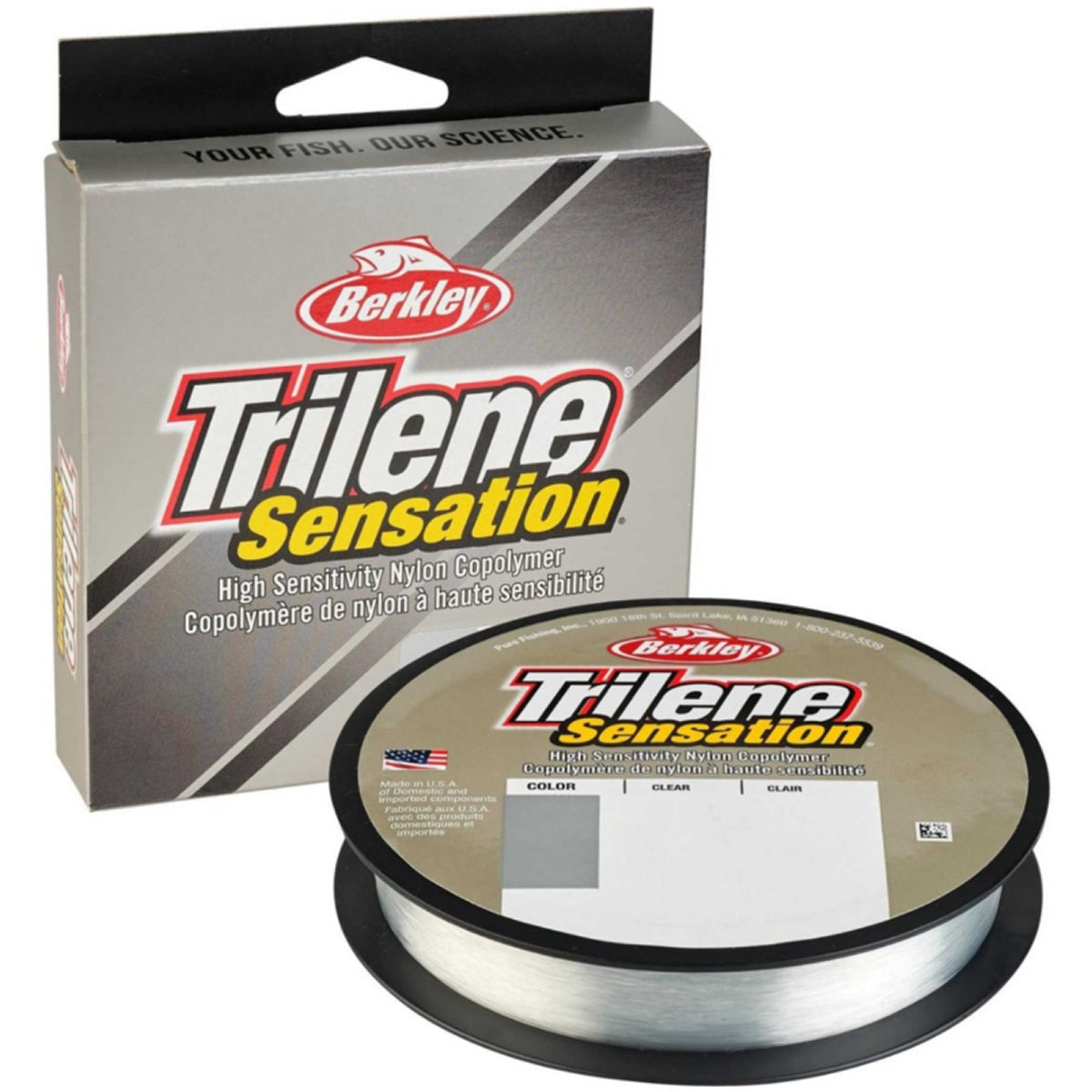 Fir Monofilament BERKLEY Trilene Sensation Mono Clear 300m