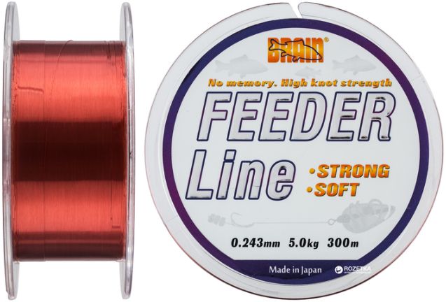 Fir Monofilament BRAIN Feeder Copper 300m
