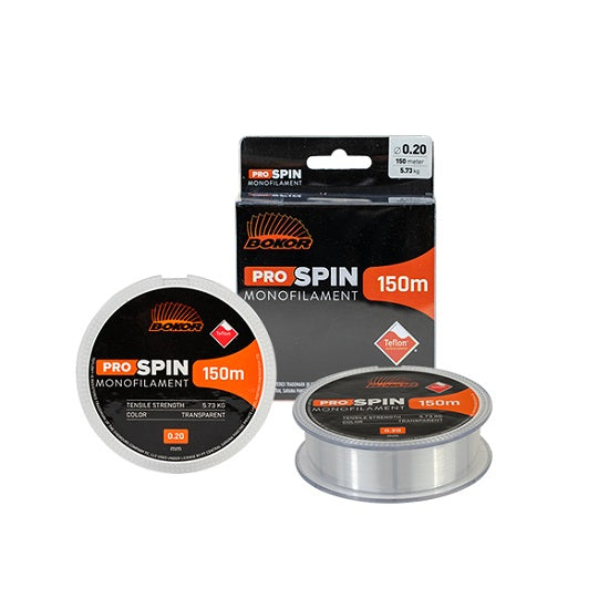 Fir Monofilament Bokor Pro Spin Transparent 150m