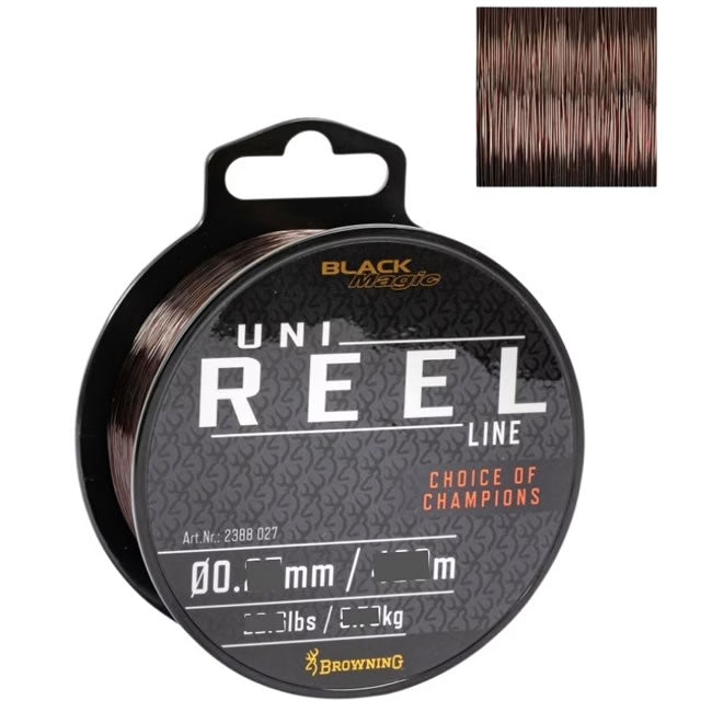 Fir Monofilament Browning Black Magic Uni Reel Line, Brown, 0.23mm, 4.35kg, 610m