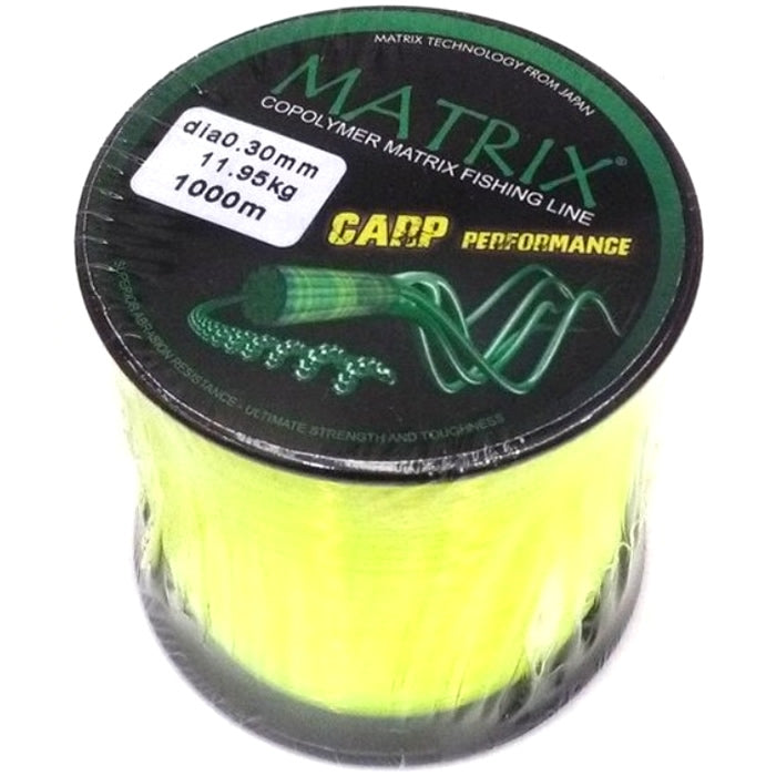 Fir Monofilament CARBOTEX Matrix Galben Fluo 1000m