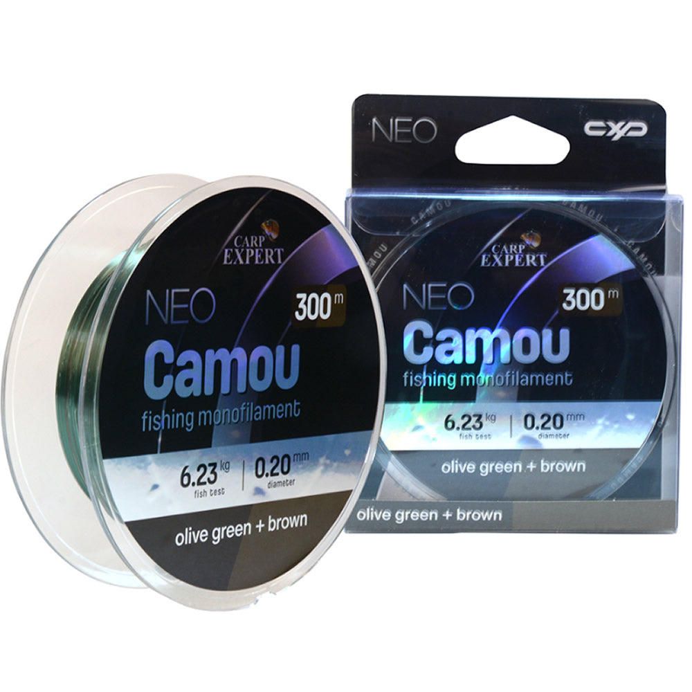 Fir Monofilament CARP EXPERT Neo Camou Line Green + Brown (Camou), 0.35mm, 14.47kg, 300m