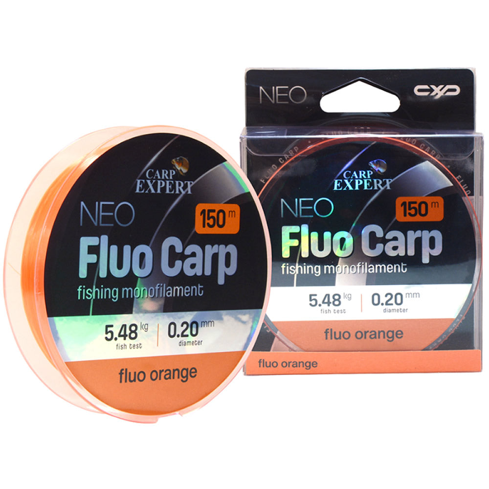 Fir Monofilament CARP EXPERT Neo Fluo Carp Orange, 0,20mm, 5,20 kg, 150m