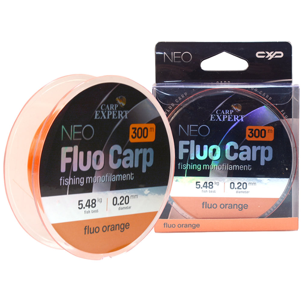 Fir Monofilament CARP EXPERT Neo Fluo Carp Orange, 0,25mm, 8,20 kg, 150m