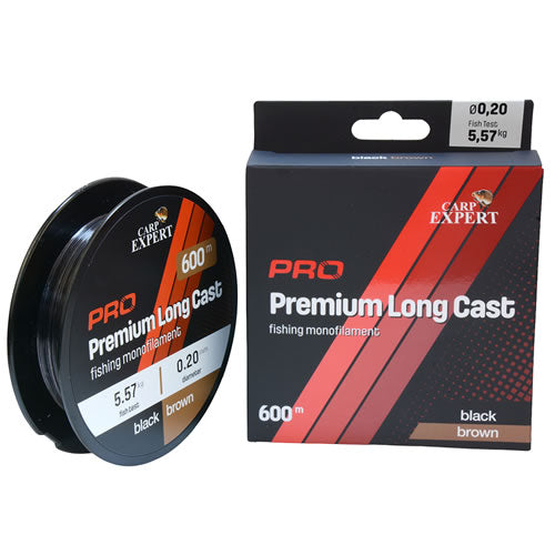 Fir Monofilament CARP EXPERT Premium Long Cast Grey 600m